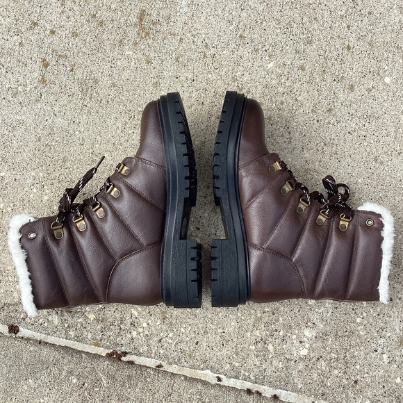 Cougar Vantage Waterproof Military Style Boots Dark Brown Size 7 NEW - Picture 2 of 10